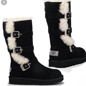 Ugg Australia Black Maddi Boots Women’s